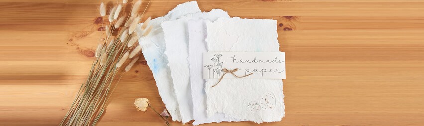 Paper making Handgeschöpftes Briefpapier