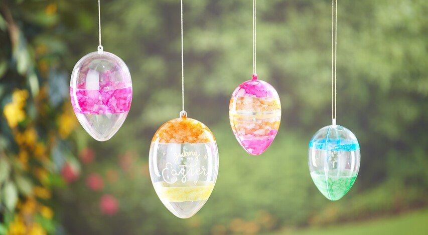 Colorful Easter eggs with Alcohol Ink - VBS Hobby
