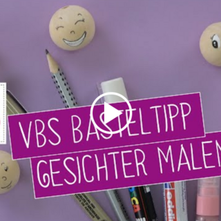 VBS knutselvideo gezichten schilderen