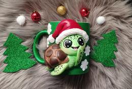 Winning idea Christmas mug with Fimo- VBS Christmas craft competition 2023