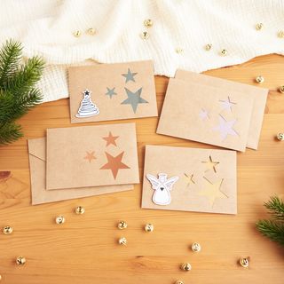 Kerstkaarten knutselen
