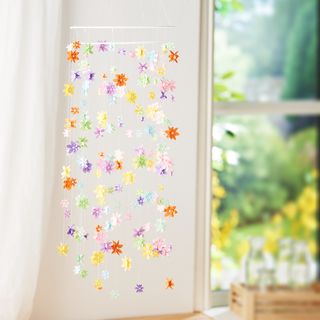 Kleurrijke bloemenmobil&eacute;