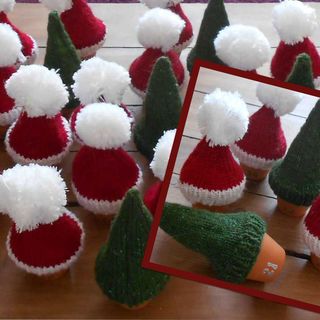 Anleitung: Adventskalender "Nikoläuse im Tannenwald"