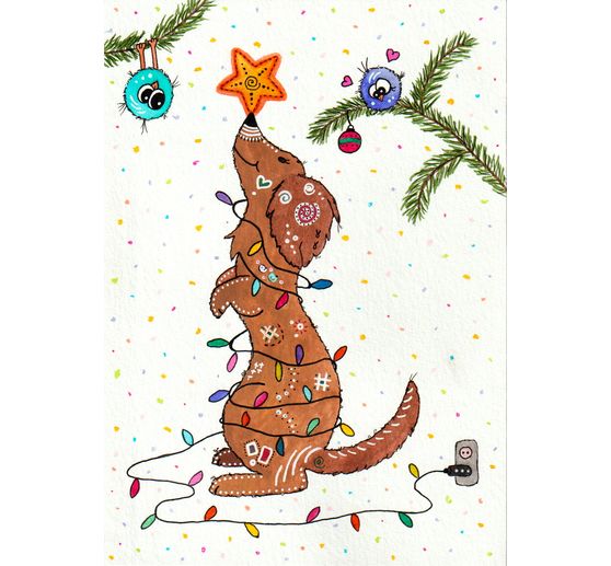 168_Dodo_Aquarellbild - Weihnachten