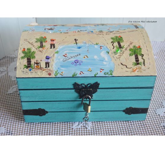 50_die kleine MalWerkstatt_bemale Schatztruhe f&uuml;r Kinder