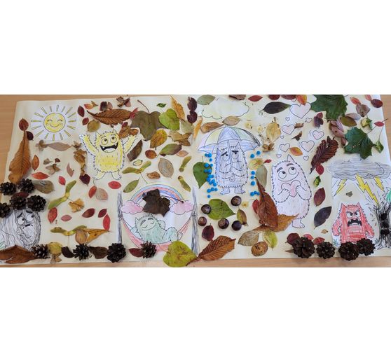 169_Kita K&auml;fergruppe (4 jahre)_Gef&uuml;hlsmonster erleben den Herbst
