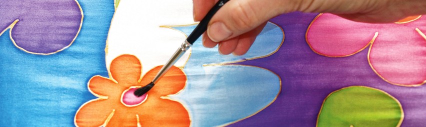 Silk painting