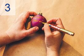 Sprühlack Edding Anleitung Schritt3 Sprühlack, spray edding Weihnachten Anleitung