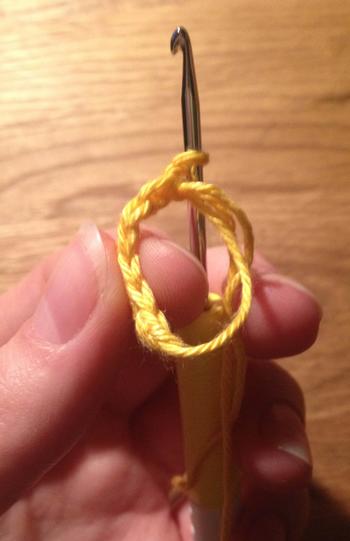 Amigurumi Magic Ring feste Maschen Fadenring magischen Ring häkeln