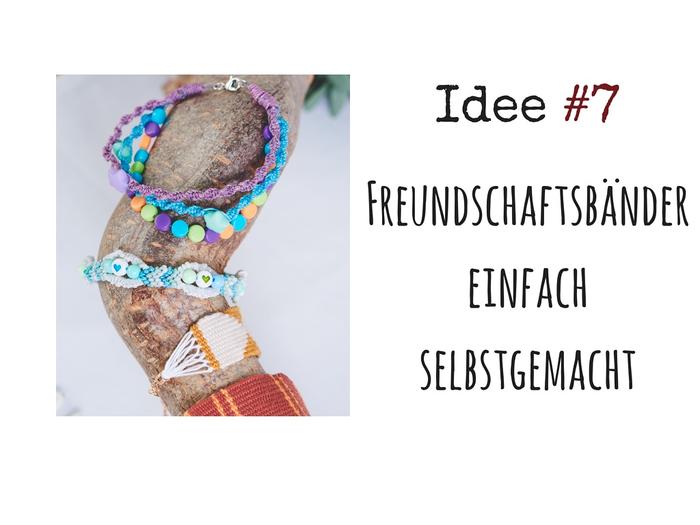 Einfach Freundschaftsbänder selbst zusammenstellen Einfache Ideen zum Selbermachen von Freundschaftsbändern