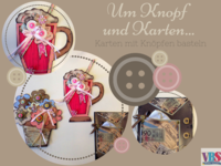 Karten basteln mit Knöpfen Karten basteln mit Knöpfen