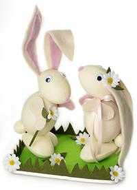 Osterhasen aus Styropor basteln Mit Styroporformen basteln zu Ostern