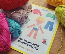Tag der Handarbeiten Flyer mit Wolle Tag der Handarbeiten 2015