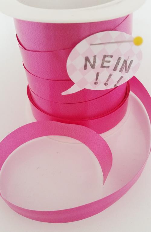 Nein zum Kräuselband Aber bitte mit Schleifenband aus Stoff
