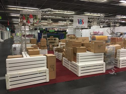 VBS auf Messe Aufbau VBS auf der Messe Kreativ-Welt 2015 Messestand Aufbau
