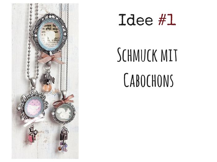 Einfach Schmuck selber machen mit Cabochons Einfache Ideen zum Selbermachen von Schmuck Cabochons