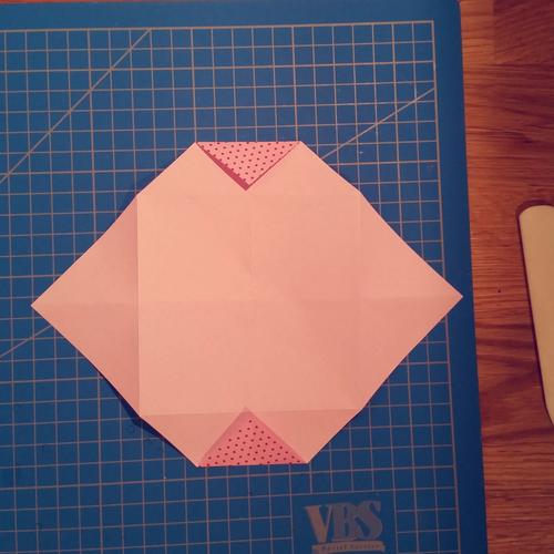 Handleiding Origami vouwen Hart met Vak