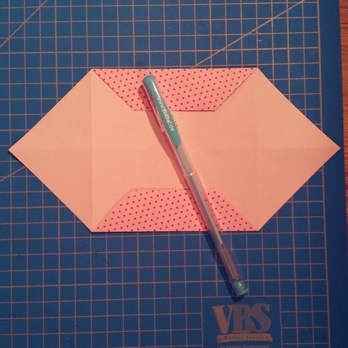 Handleiding Origami vouwen Hart met Vak