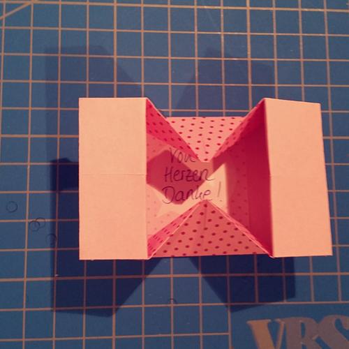 Handleiding Origami vouwen Hart met Vak