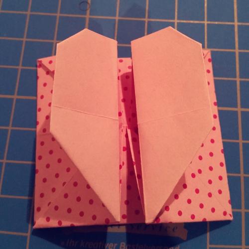 Handleiding Origami vouwen Hart met Vak