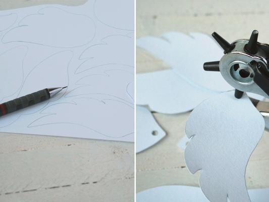 Feathers: Draw Gift Tags Feather Template Draw