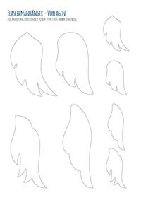 Feathers: Template to Print