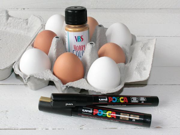 Easily paint Easter eggs yourself
