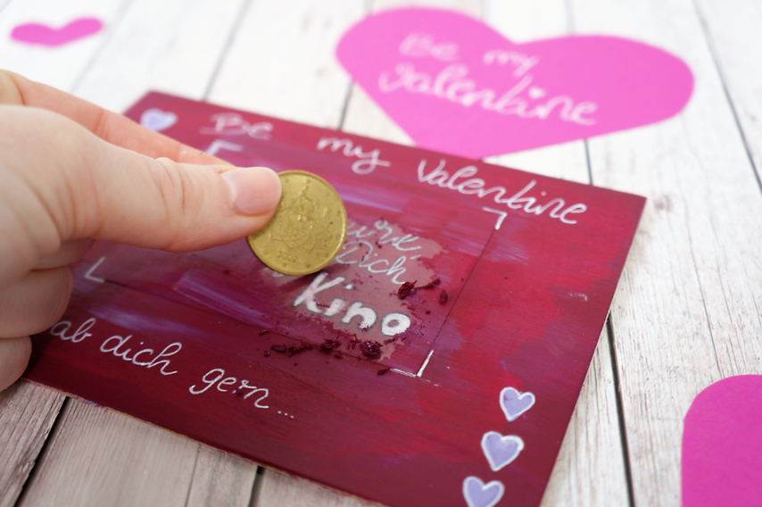 Liebevoll Schenken: Rubbellos zum Valentinstag 