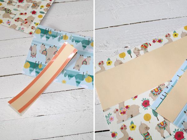 Bleistift Schultüte zur Einschulung: Lamapapier kleben Basteln zur Einschulung: Bleistift Schultüte aus Lamapapier