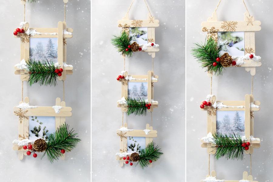 Gift idea: DIY picture frame. Great gift idea, also for children