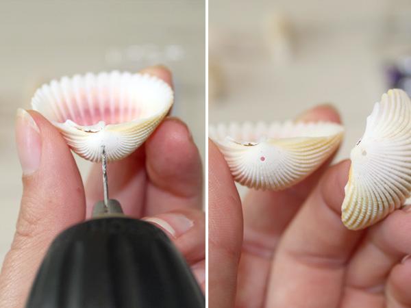 Zelf schelpsieraden maken van schelpen