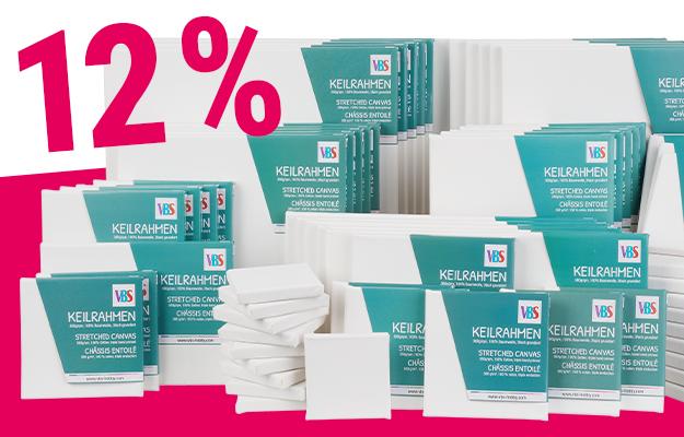 10 % Keilrahmen aktion