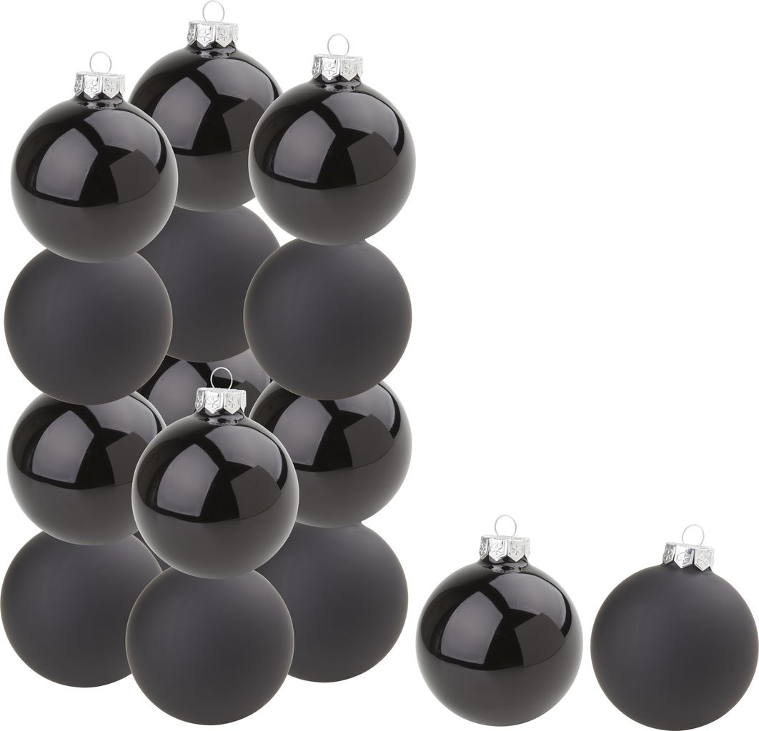 Kerstballen, zwart Knutselwinkel VBS Hobby