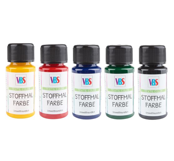 Vbs Textielverf Basiskleuren Set Knutselwinkel Vbs Hobby