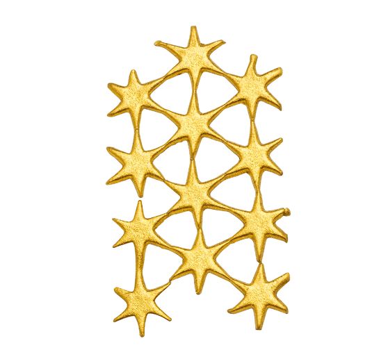 Wax motif "Star", 12 pieces