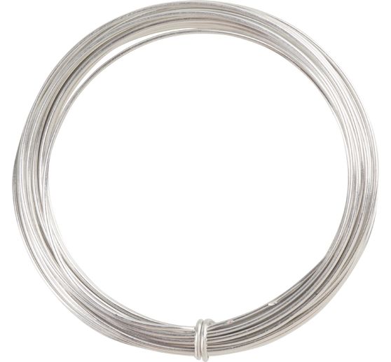 Aluminium wire, 1mm, 3m, silver