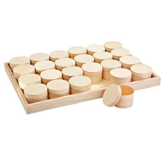 VBS Tray + 24 round chip boxes
