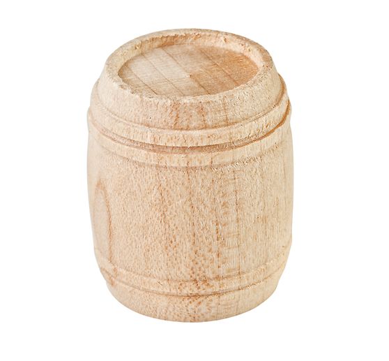 Wooden barrel with 4 rings