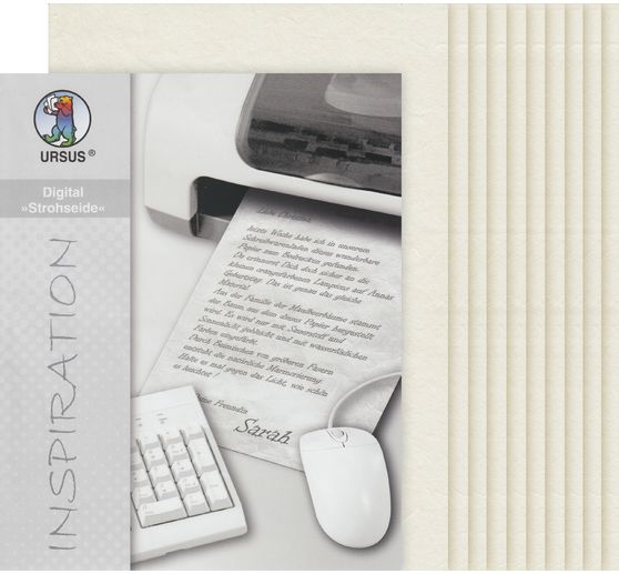 Straw Silk Paper Digital 10 Sheets Din A4 Knutselwinkel Vbs Hobby