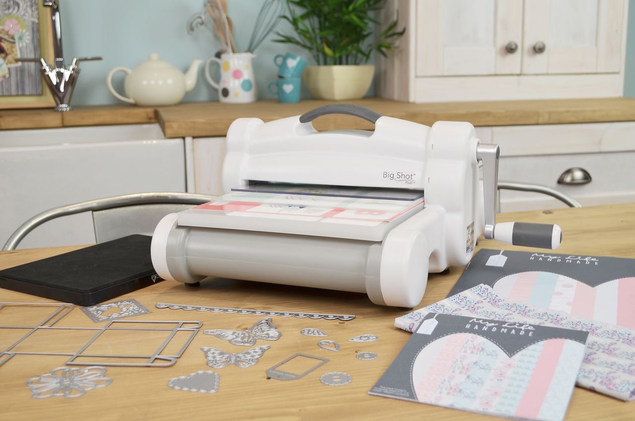 Sizzix Big Shot Plus Starter Kit White Gray Knutselwinkel Vbs Hobby