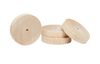 Wooden discs/wheels, 50 mm, 4 pieces