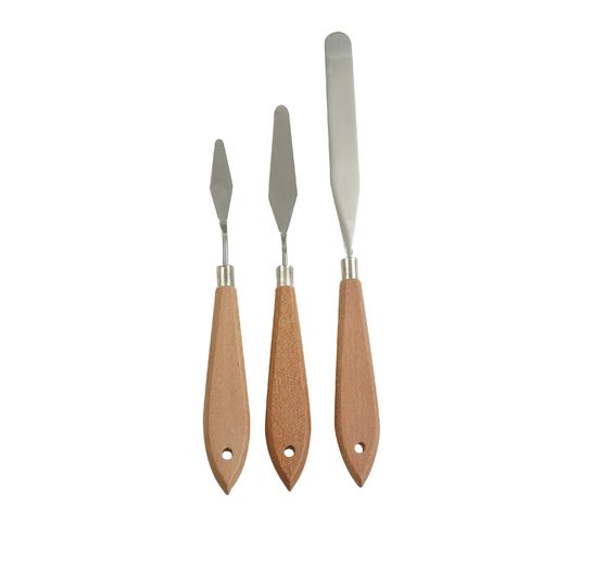 Paint spatula & pallet knife, VBS, set of 3