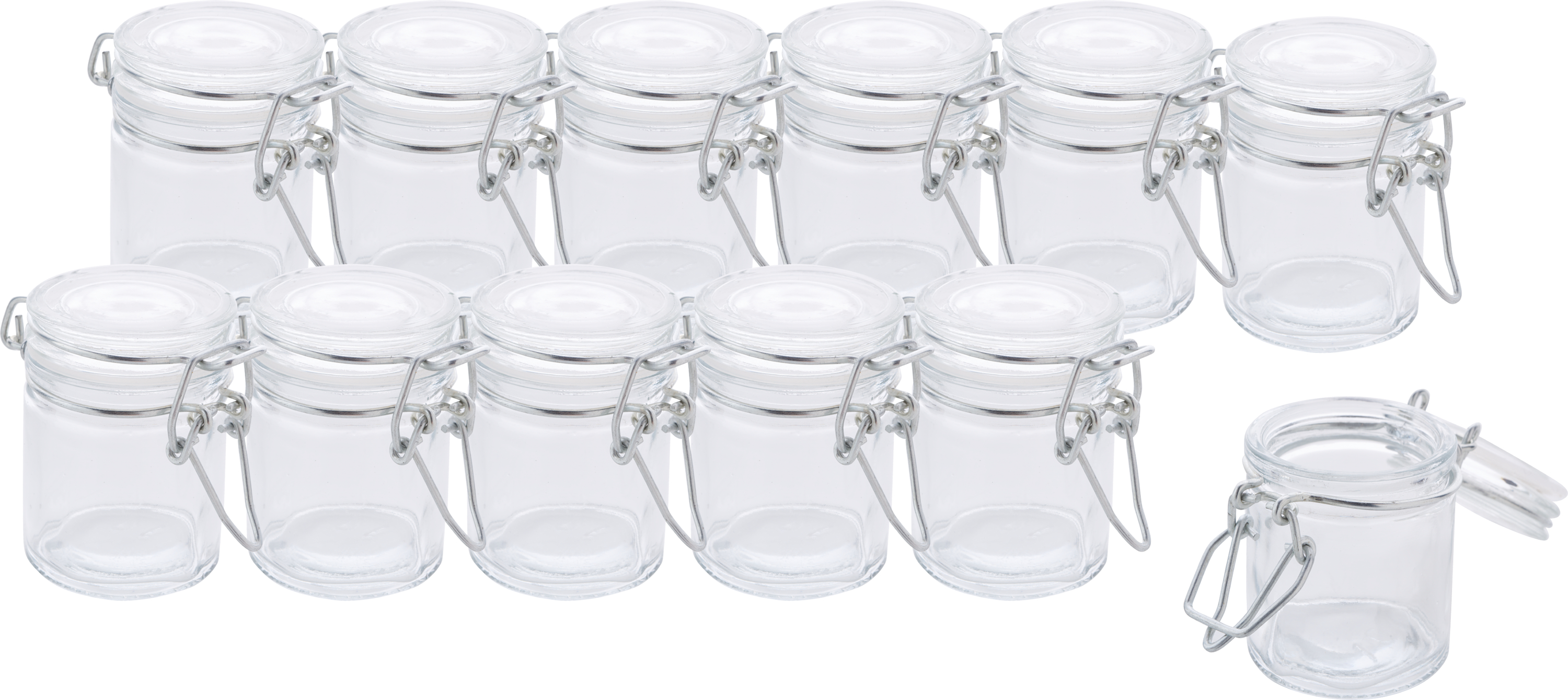 Bulk Een effectief buiten gebruik VBS Potjes met beugel "Mini", 12 stuks - VBS Hobby