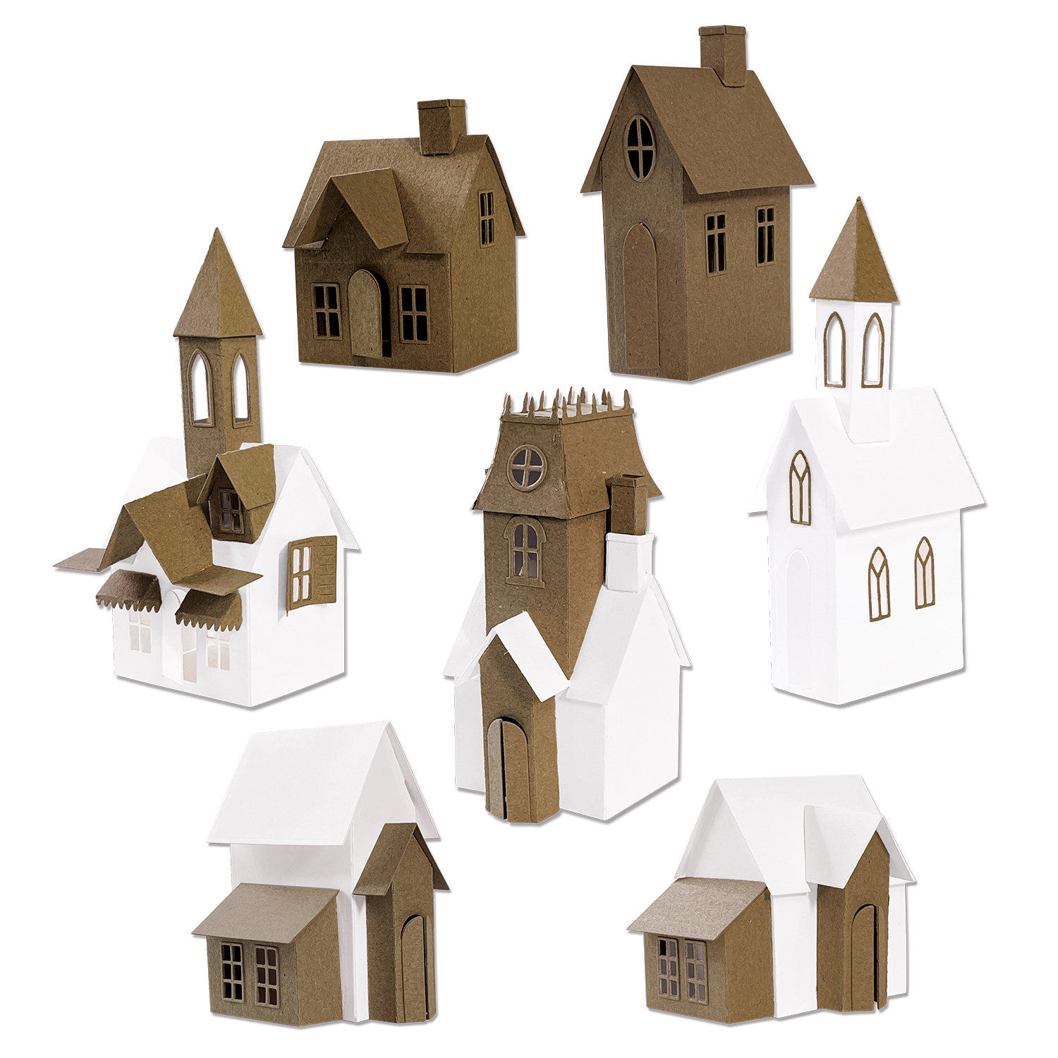Sizzix Thinlits Punching template-set "Village Collection by Tim Holtz" |  Knutselwinkel VBS Hobby