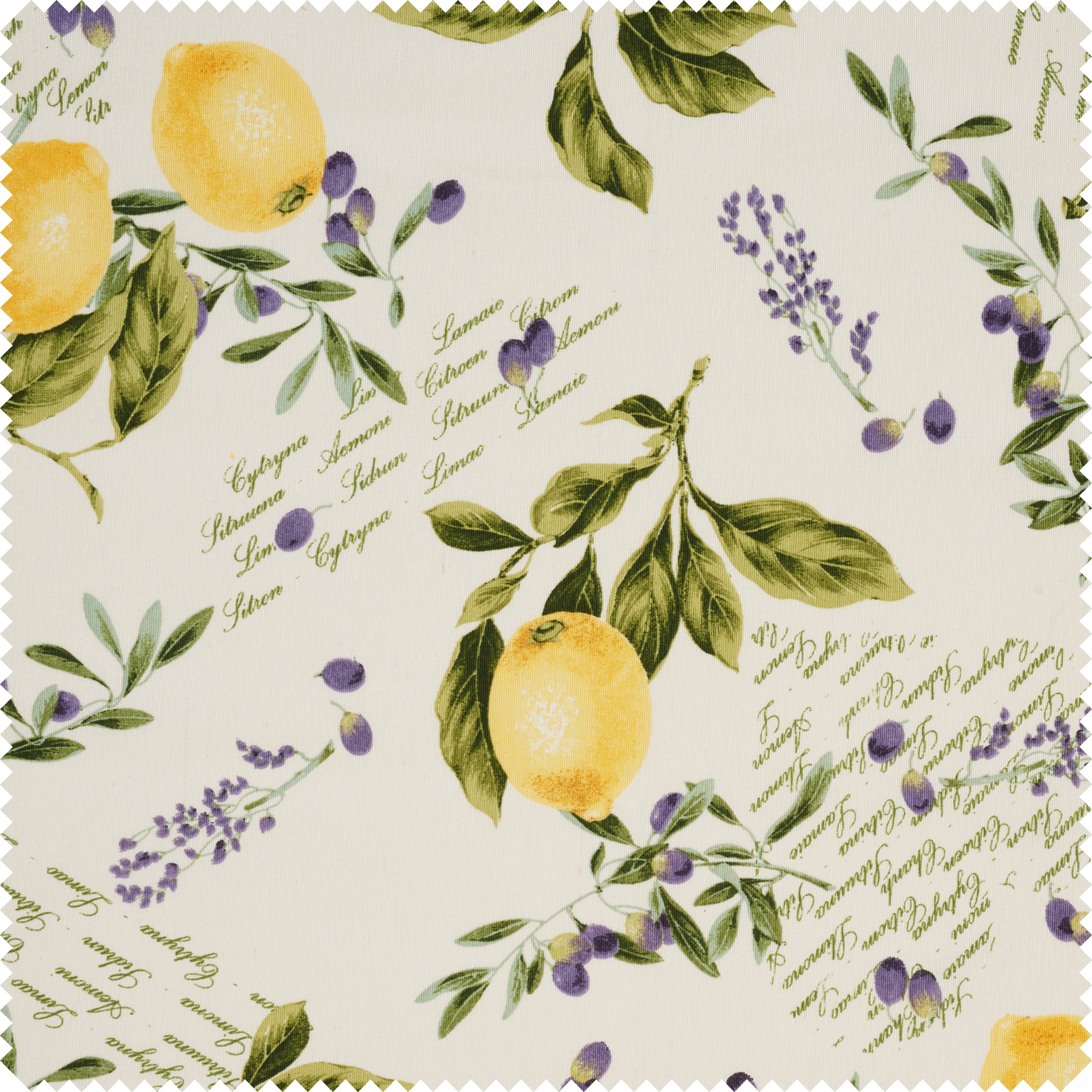 Motif fabric linen lookc 