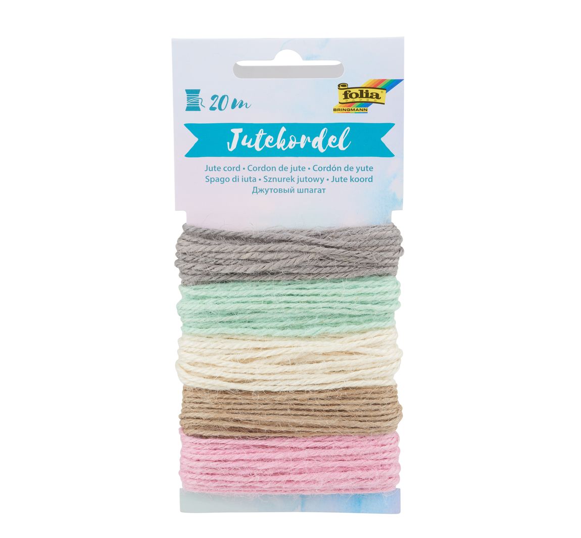 Jute koord "Pastel"
