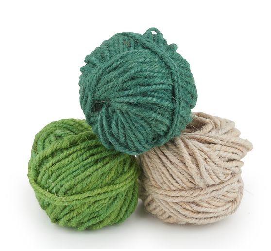 Jute koordset "Shabby Green"