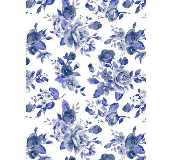 Paper Décopatch "Bloomy Blue", 3 pc.