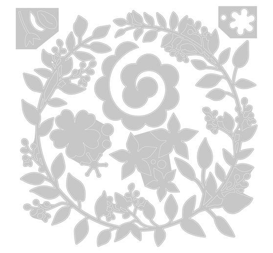 Sizzix Thinlits ponssjabloon "Wedding Wreath"
