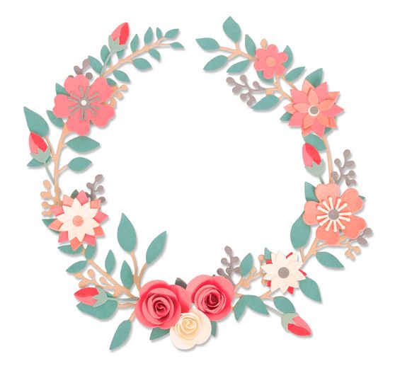 Sizzix Thinlits punching template "Wedding Wreath"